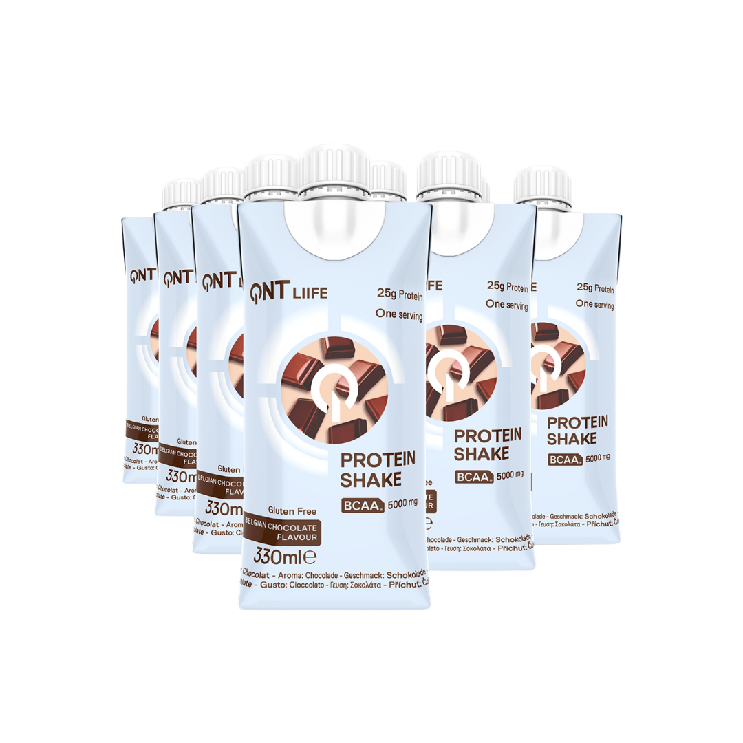 QNT Delicious Whey Shake Tetra 12x330ml Chocolate