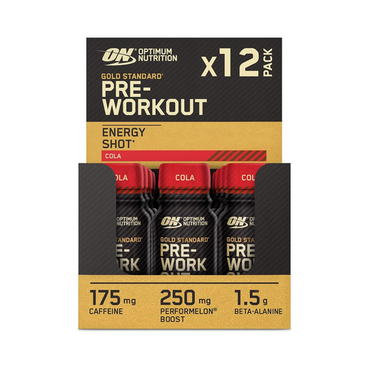 Optimum Nutrition Gold Standard Pre-Workout Shot 12x60ml Cola