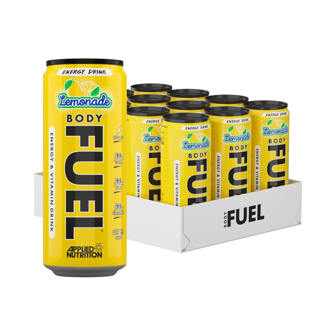 Applied Nutrition Body Fuel Energy Can 12x330ml Lemonade