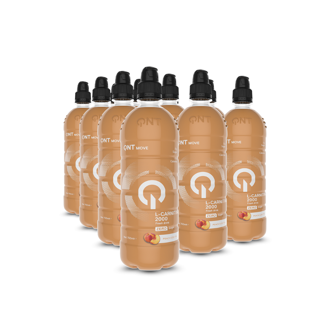 QNT L-Carnitine 2000mg 12x700ml Peach Tea