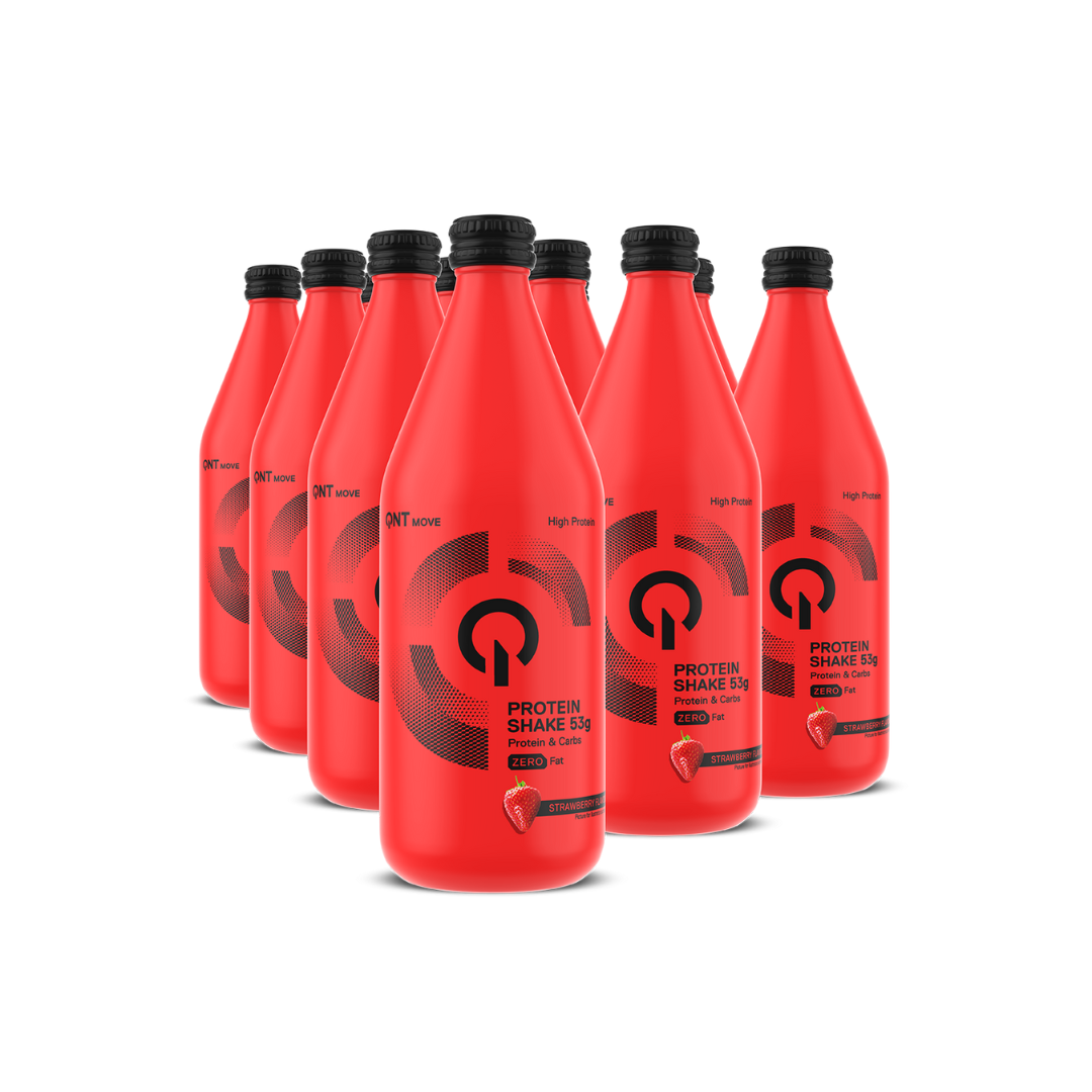 QNT 53g Protein Shake 12x500ml Strawberry