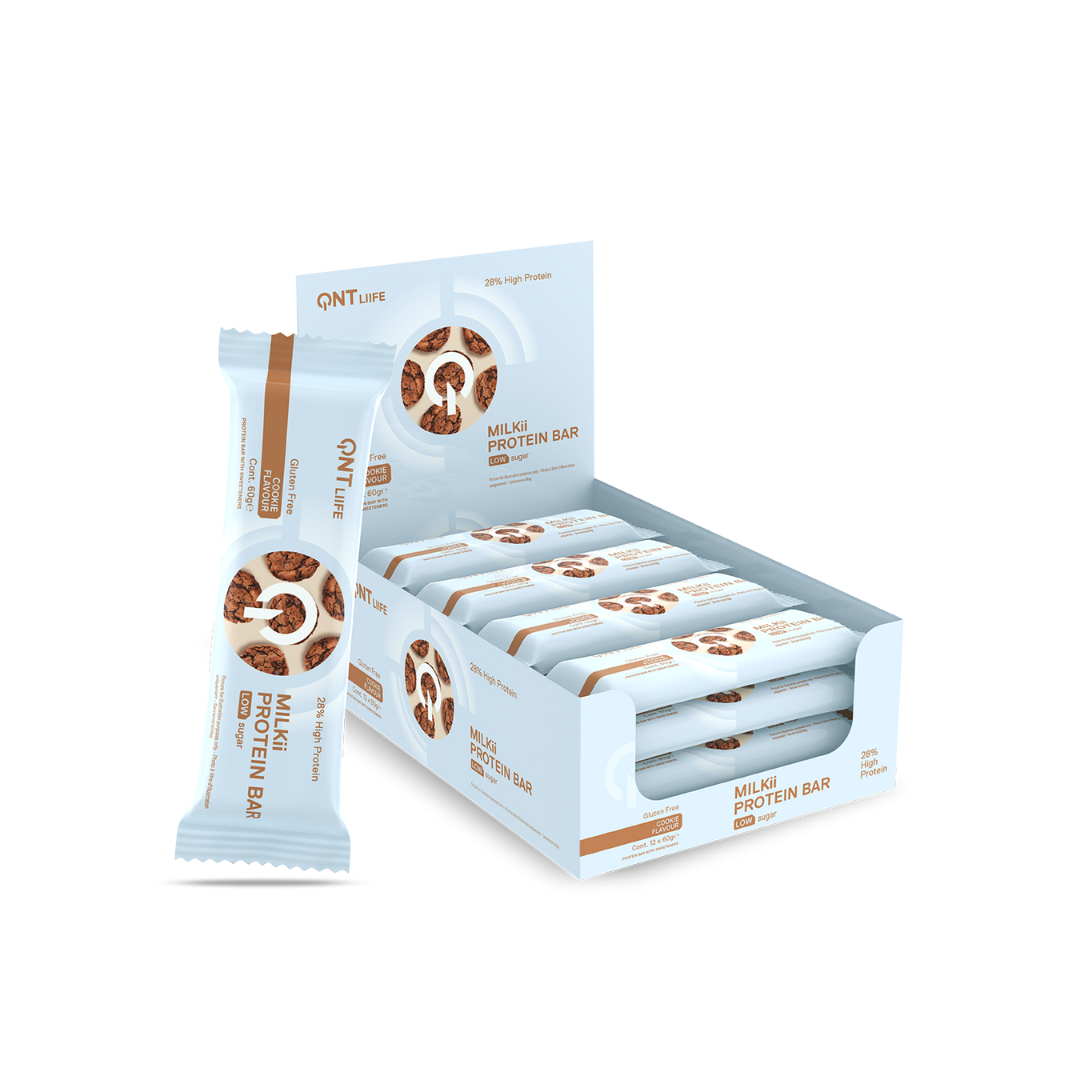 QNT Milkii Protein Bar 12x60g Chocolate Cookie