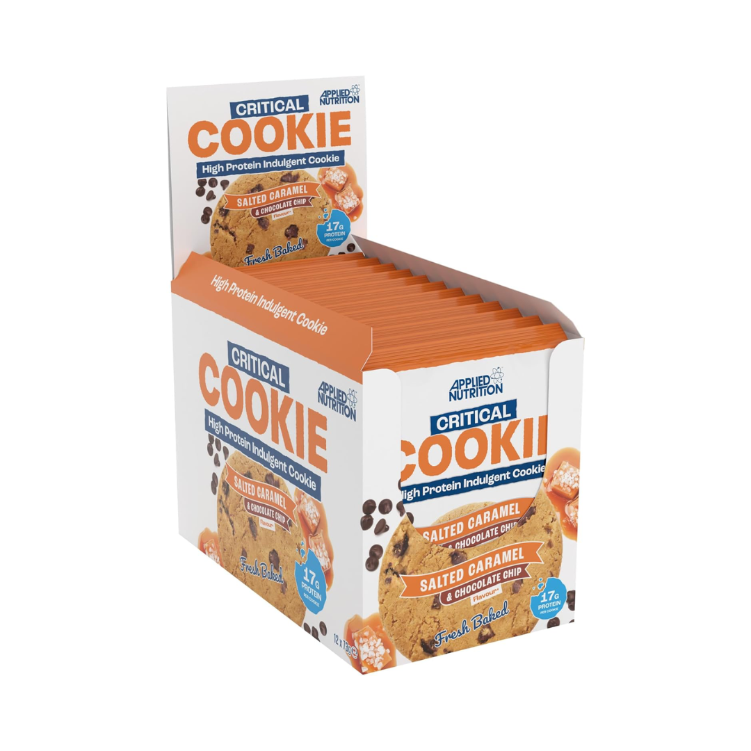 Applied Nutrition Critical Cookie 12x73g Salted Caramel Choc Chip