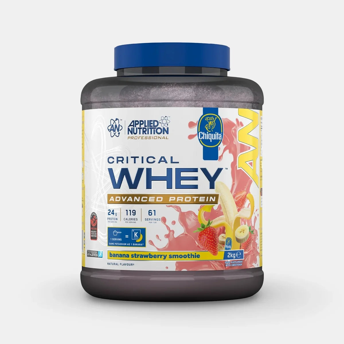 Applied Nutrition Critical Whey 2kg Chiquita Banana Strawberry Smoothie
