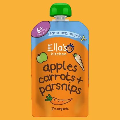Ella's Kitchen - Stage 1 - Carrots, Apples + Parsnips 120g