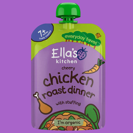 Ella's Kitchen - Stage 2 - Cheery Chicken Roast Dinner with stuffing