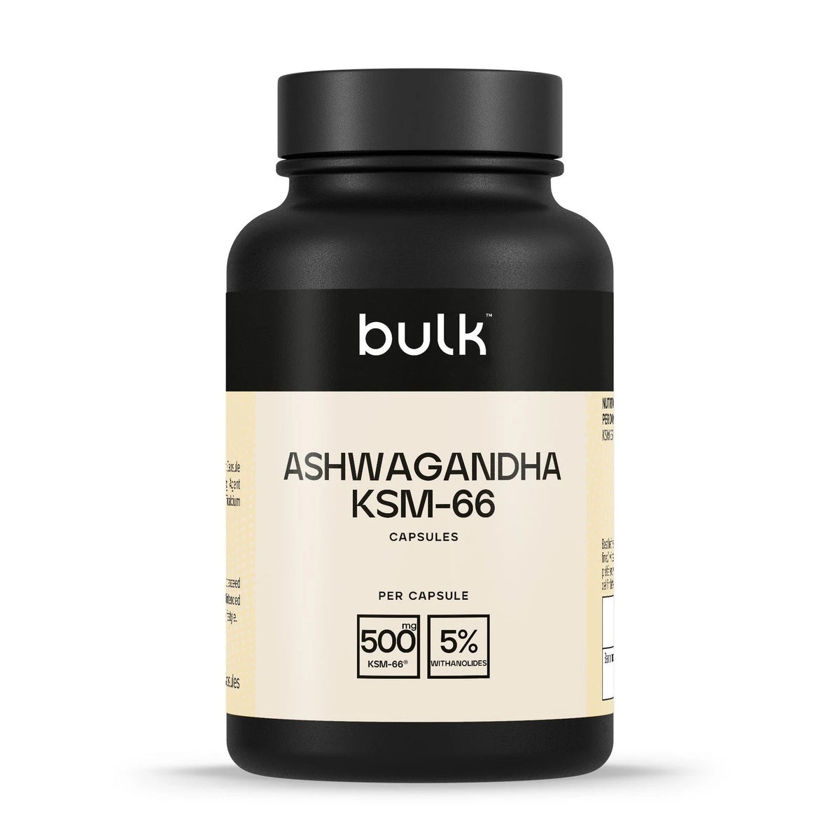 Bulk KSM-66 Ashwagandha 500mg 30 Caps