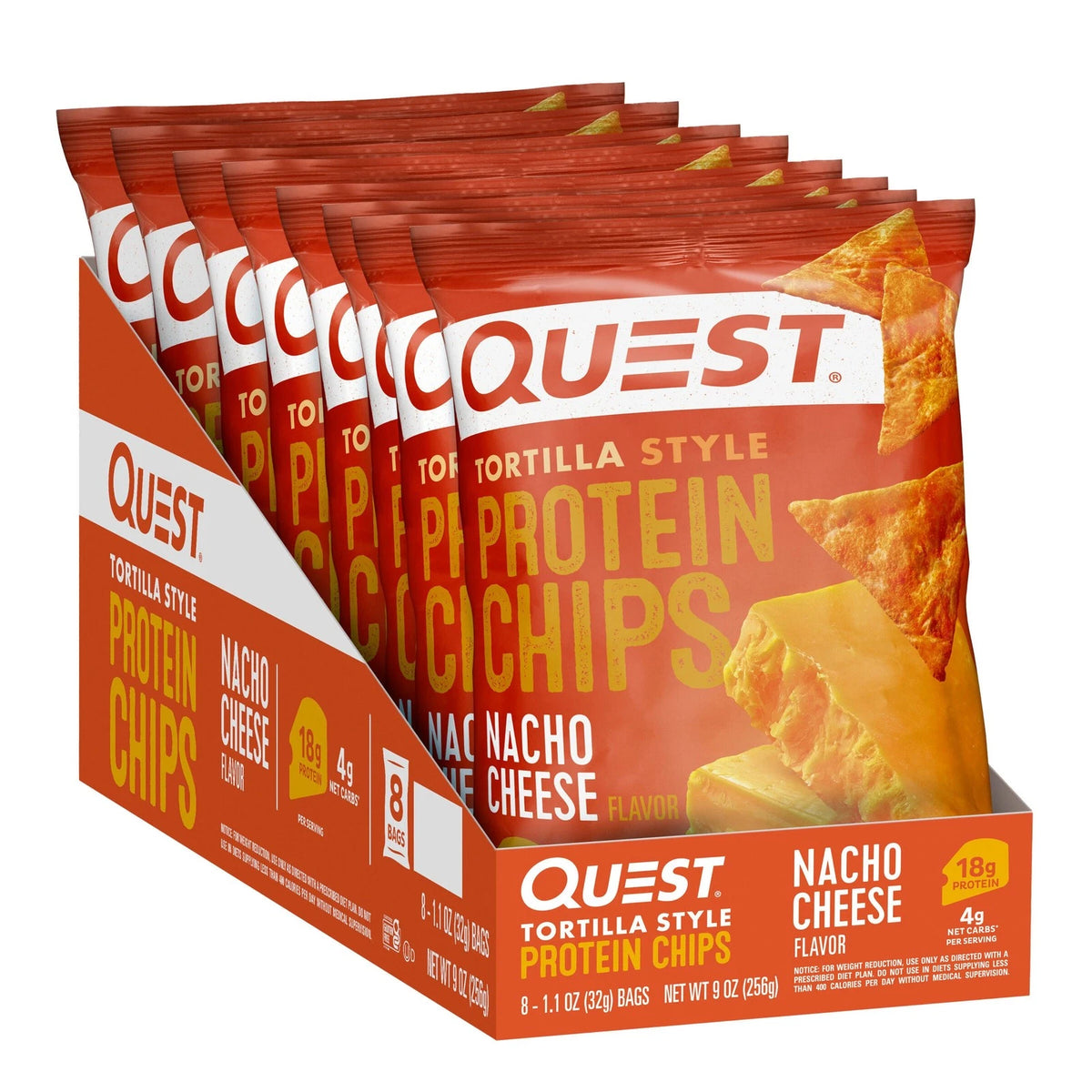 Quest Nutrition Protein Chips 8x32g Nacho