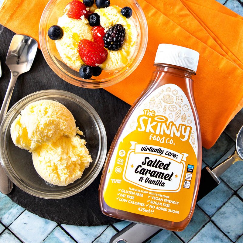 Skinny Food Co. Zero Calorie Sugar Free  Syrup - Salted Caramel Vanilla 425ml