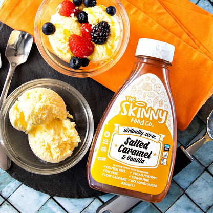 Skinny Food Co. Zero Calorie Sugar Free  Syrup - Salted Caramel Vanilla 425ml