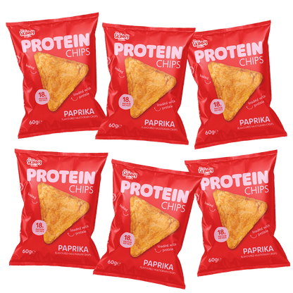 The Skinny Food Co High Protein Chips 12x60g Paprika