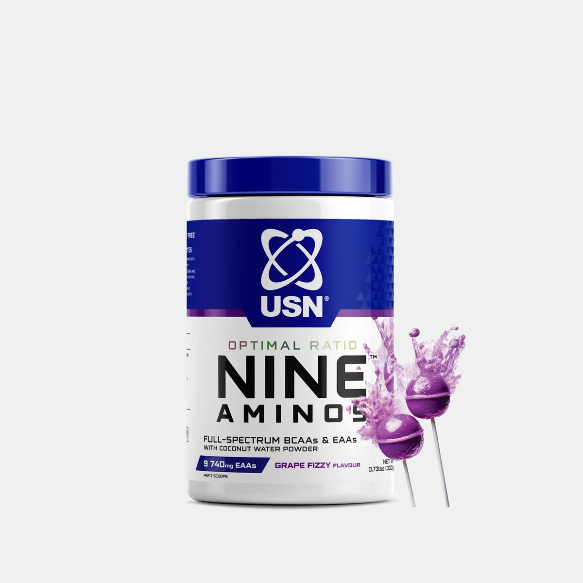 USN Nine Aminos 330g Grape Fizzy Pop
