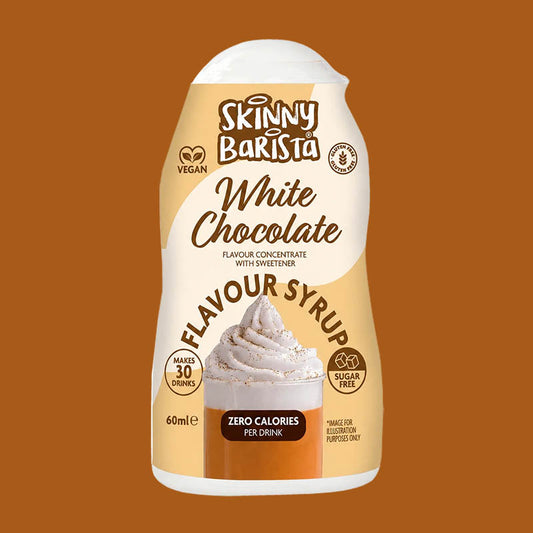 Skinny Food Co. Zero Calorie Sugar Free Barista Shots 60 ml - White Chocolate