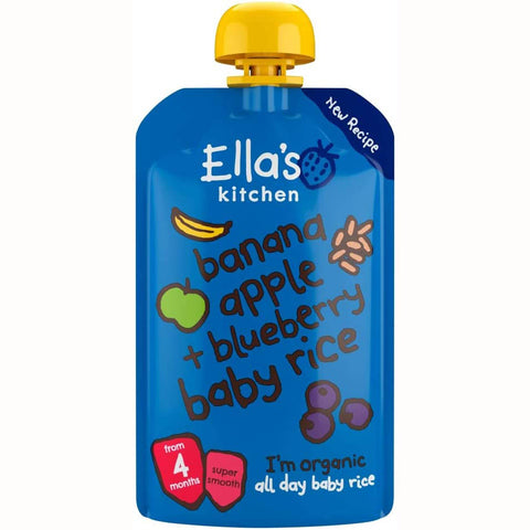 Ella's Kitchen - Baby Rice - Banana, Apple + Blueberry