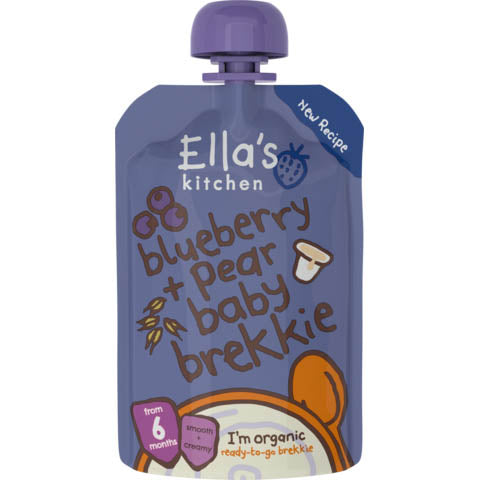 Ella's Kitchen - Baby Brekkie - Blueberry + Pear