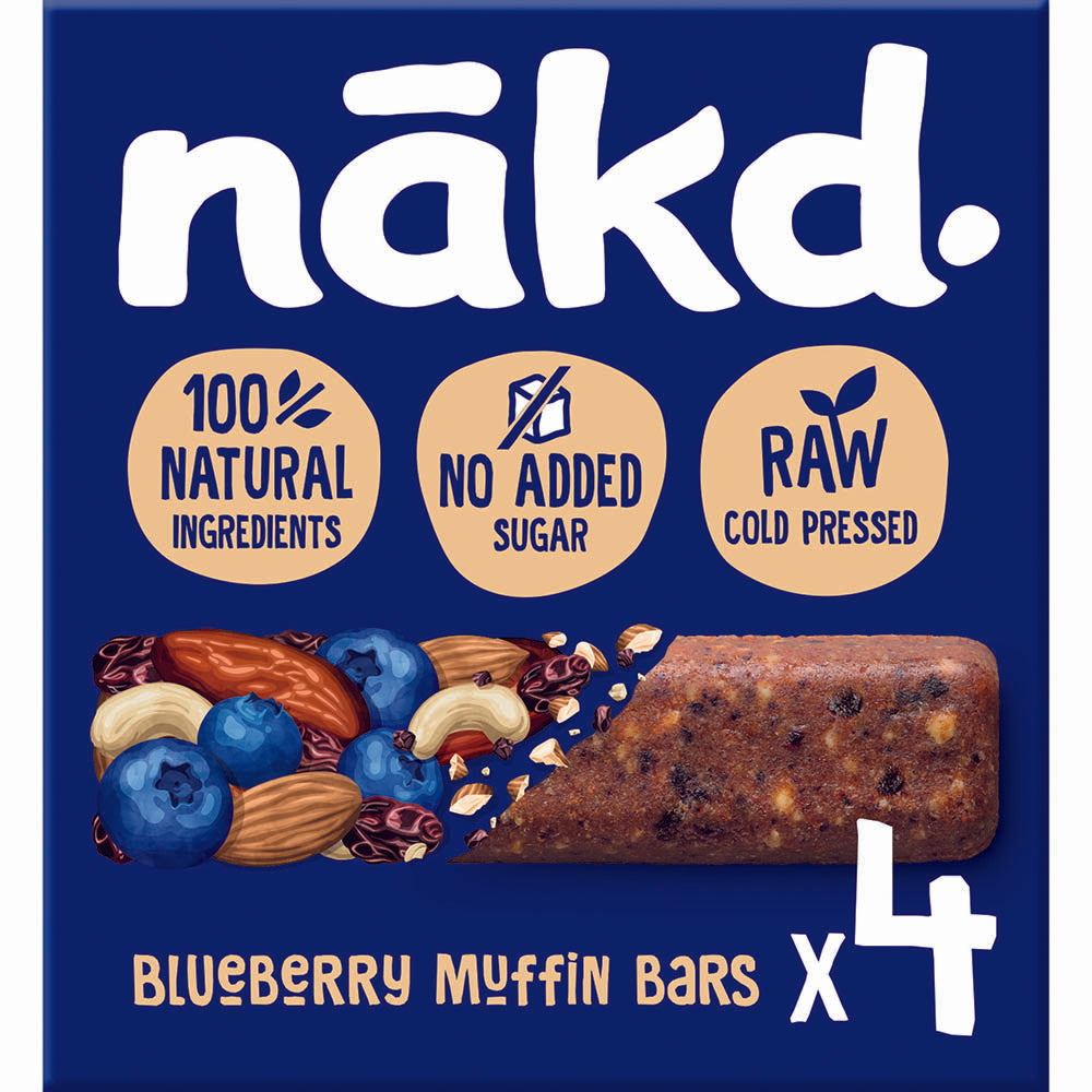 Nakd Blueberry Muffin, Nakd Bar, All Natrual Nakd Bar for a Healthy  Living, Nakd Bars