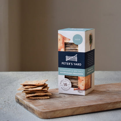 Peter's Yard - Rosemary & Sea Salt Sourdough Crackers