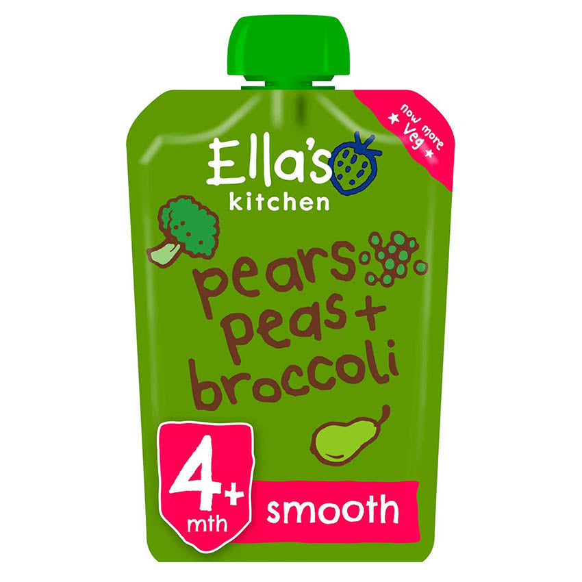 Ella's Kitchen - Stage 1 - Pears, Peas and Broccoli