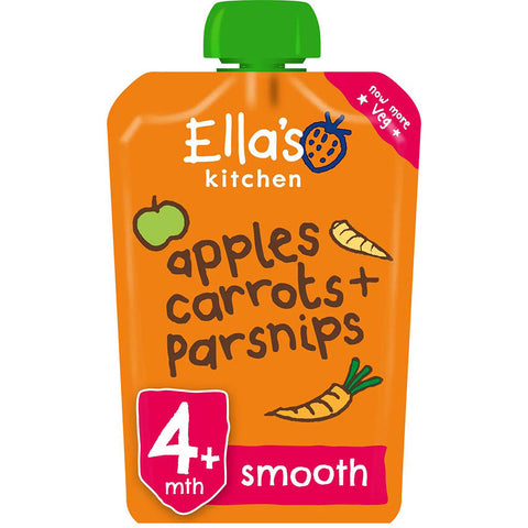 Ella's Kitchen - Stage 1 - Carrots, Apples + Parsnips