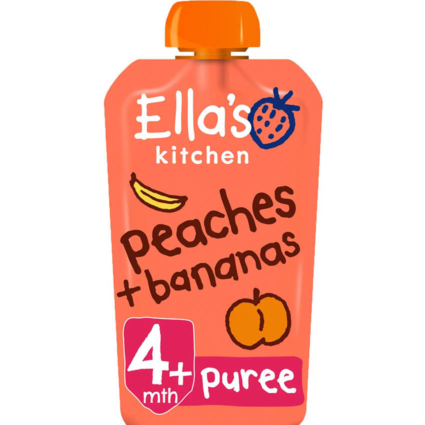 Ella's Kitchen - Stage 1 - Peaches + Bananas