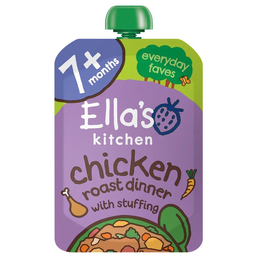 Ella's Kitchen - Stage 2 - Cheery Chicken Roast Dinner with stuffing