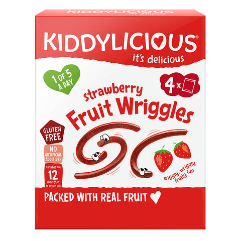 Kiddylicious Blueberry Wafers - Gluten and Dairy Free Kids Snack - Suitable  for 6+ Months - 4 x 10 Twin Packs : : Grocery