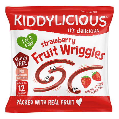 Kiddylicious - Strawberry Fruit Wriggles