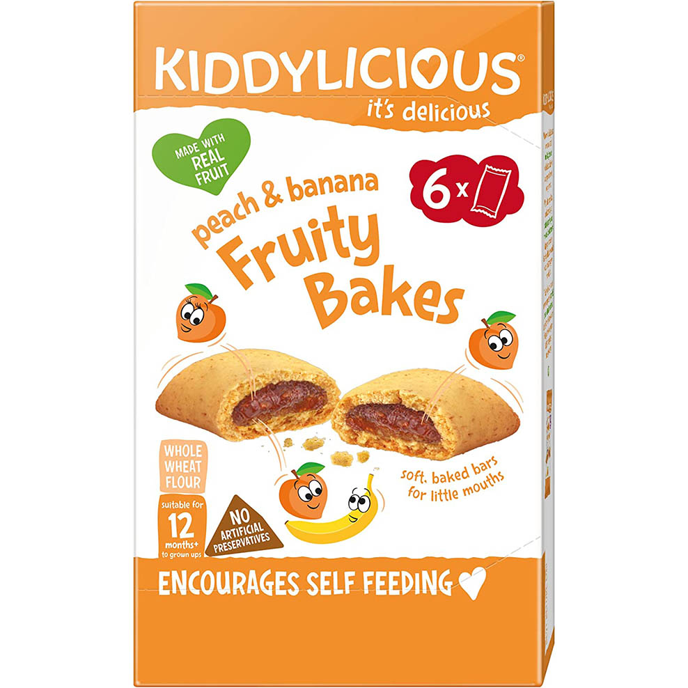 Kiddylicious - Peach & Banana Fruity Bakes