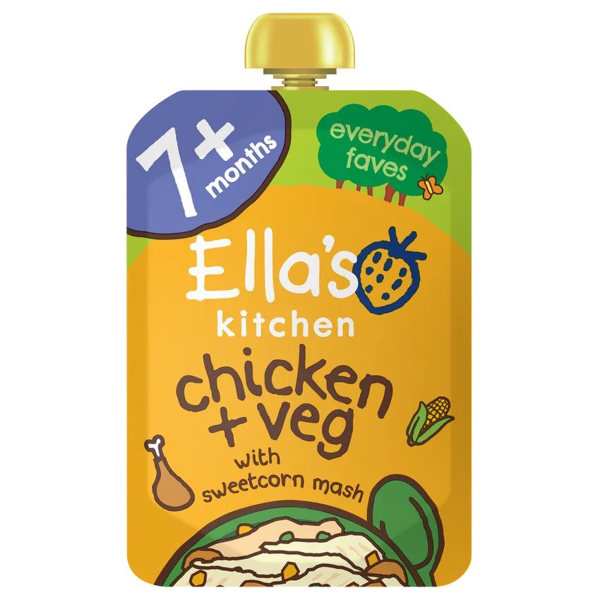 Ella's Kitchen - Stage 2 - Chicken + Veg With Sweetcorn Mash