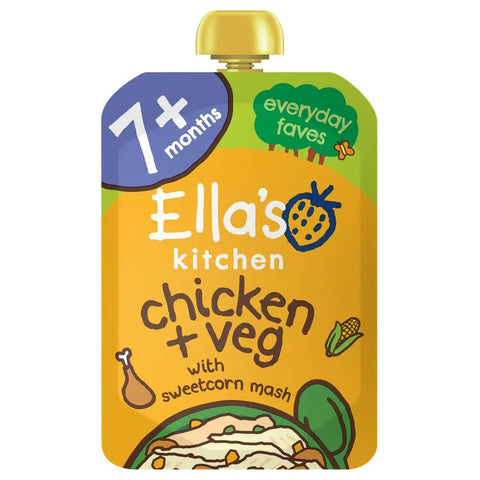 Ella's Kitchen - Stage 2 - Chicken + Veg With Sweetcorn Mash