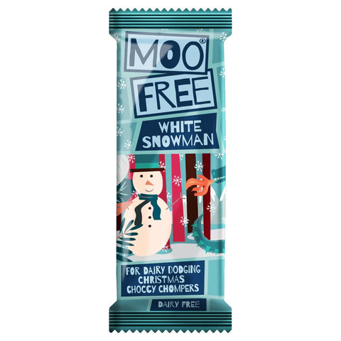 Moo Free - Vegan White Chocolate Snowman